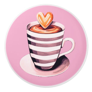 Coffee ceramic knobs