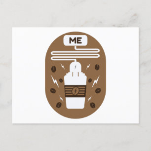Coffee Charging Postcard