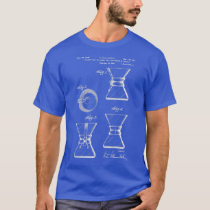 Coffee Chemex patent art coffee chemex Patent Ill T-Shirt