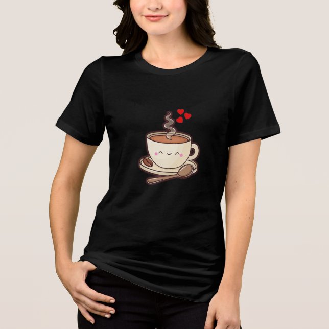 Coffee & Chill Tri-Blend Shirt (Front)