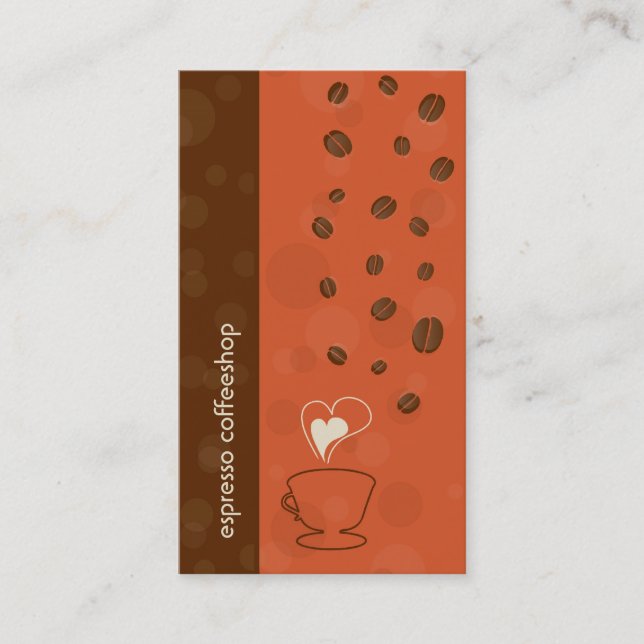 Coffee & Chocolate Business Card (Front)