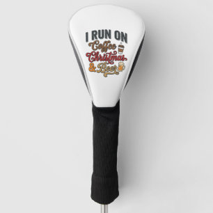 Coffee Christmas Beer Holiday Drinking Design Golf Head Cover
