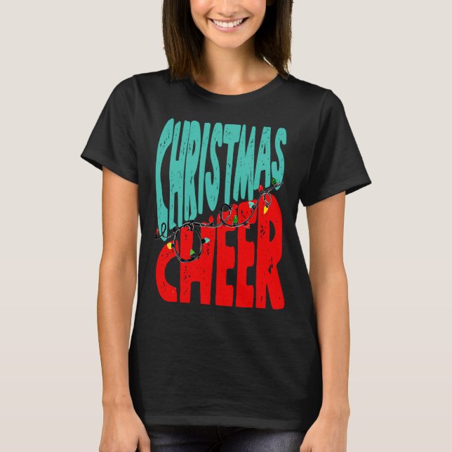Coffee Christmas Cheer Women Latte Cosy Winter Cof T-Shirt (Front)