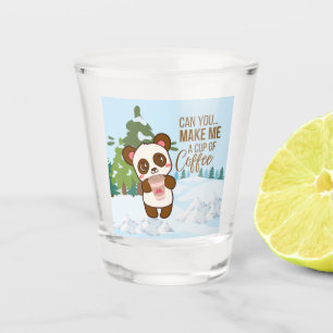 coffee, christmas shot glass