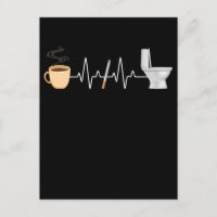 Coffee Cigarette Toilet Funny Smoker