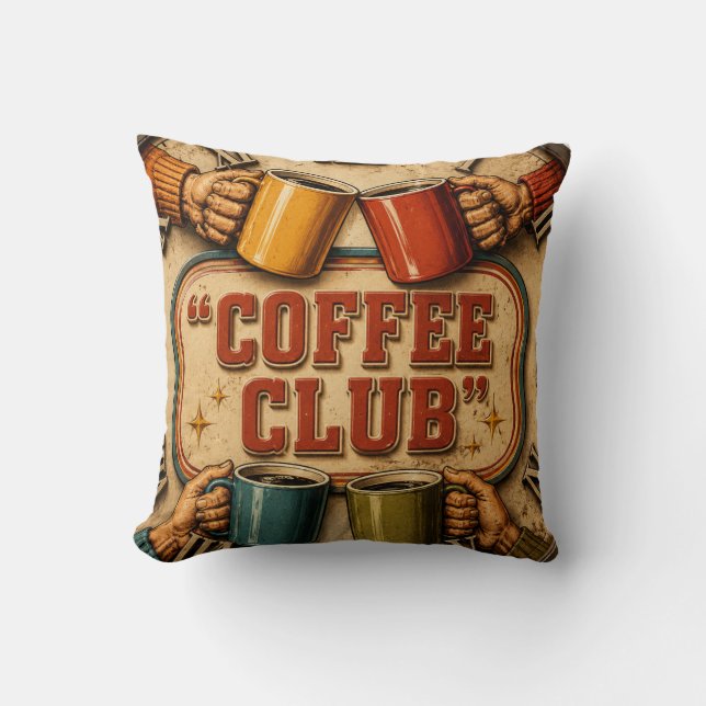Coffee Club Cushion (Front)