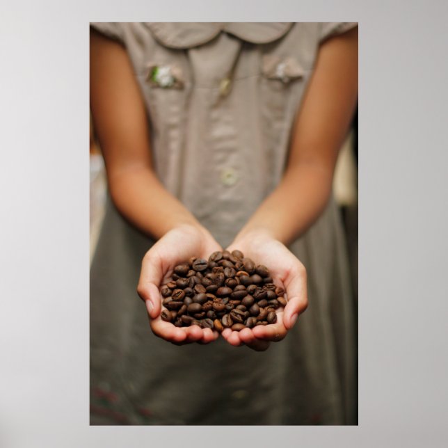 Coffee coffee beans aroma roasted poster (Front)