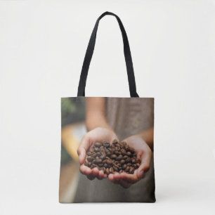 Coffee coffee beans aroma roasted tote bag