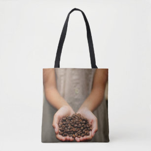 Coffee coffee beans aroma roasted tote bag