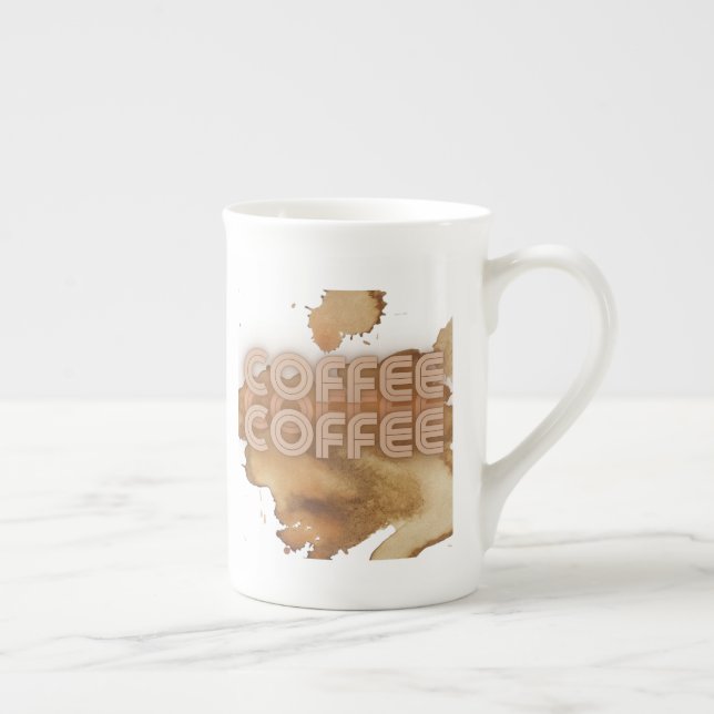 Coffee Coffee Coffee White Mug (Right)