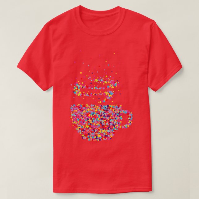 Coffee Coffee Drinker Coffee Cup T-Shirt (Design Front)