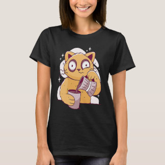 Coffee Coffee Sleeping Cat 3 T-Shirt
