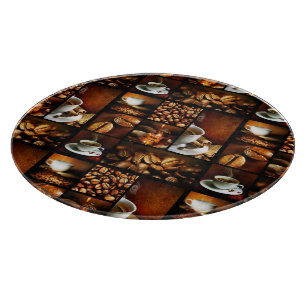 Coffee Collage 2 Cutting Board