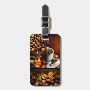 Coffee Collage 2 Luggage Tag