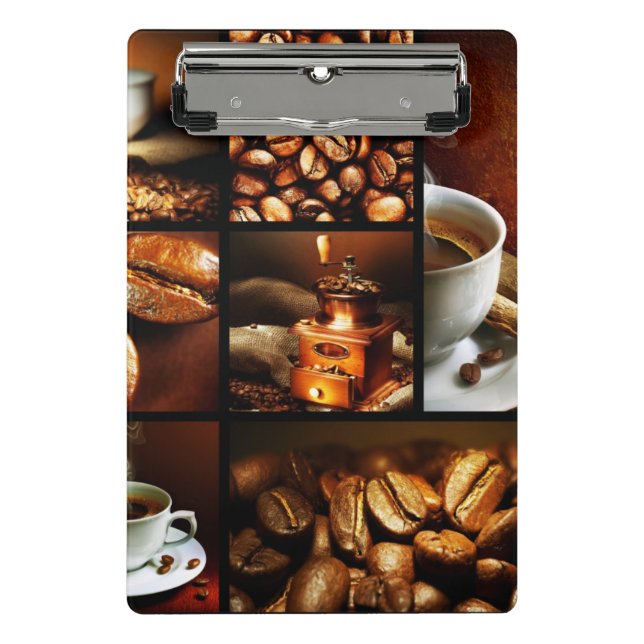 Coffee Collage 2 Mini Clipboard (Front)