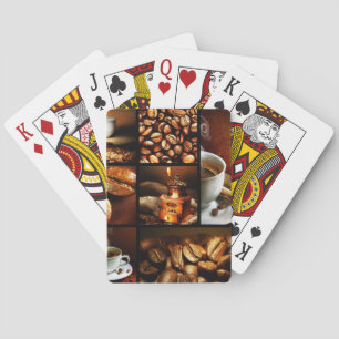 Coffee Collage 2 Playing Cards