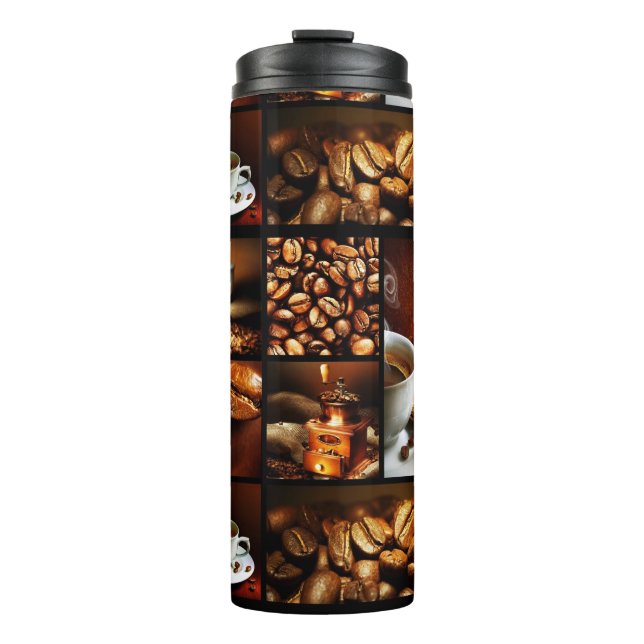 Coffee Collage 2 Thermal Tumbler (Front)