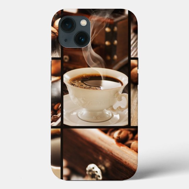 Coffee Collage Case-Mate iPhone Case (Back)