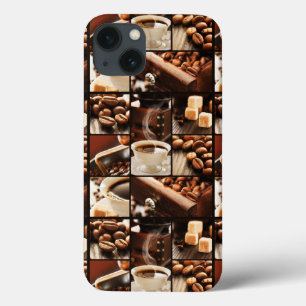 Coffee Collage iPhone 13 Case
