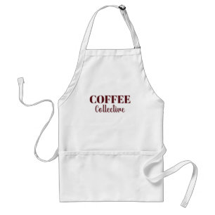 Coffee Collective Burgundy Serif Apron