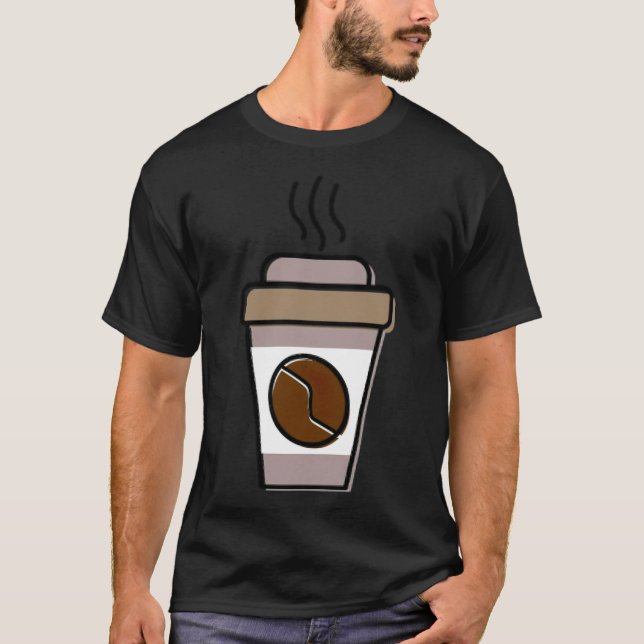 Coffee  comic  T-Shirt (Front)