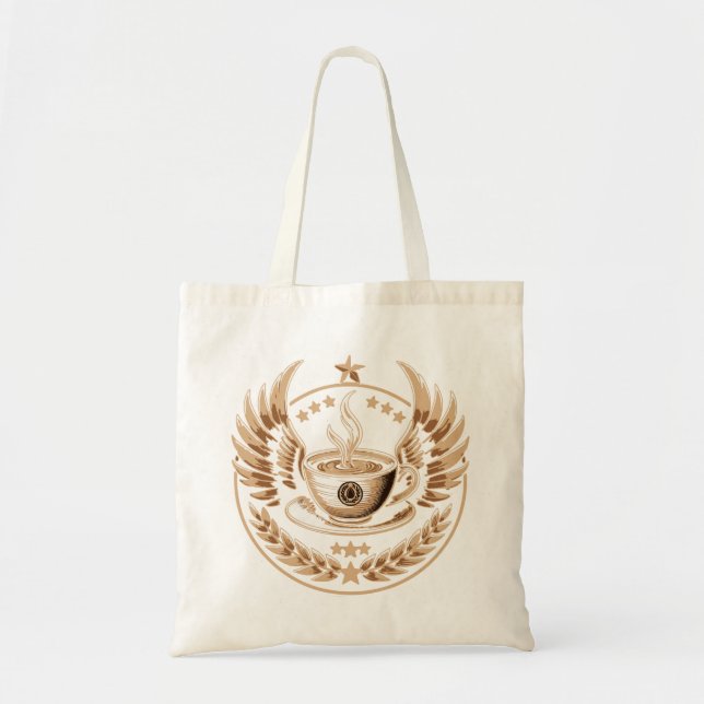 Coffee Commander Tote Bag (Front)