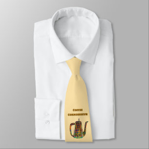 Coffee Connoisseur Floral Coffee Pot Tie