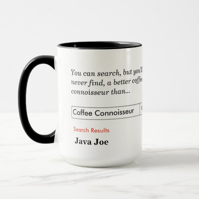 Coffee Connoisseur Mug (Left)