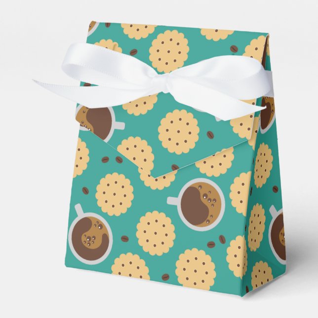Coffee & Cookies Favour Box (Front Side)