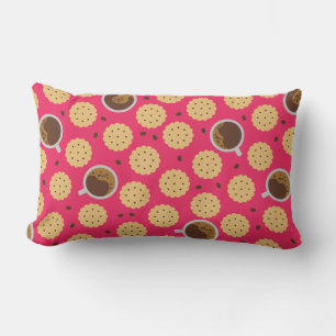 Coffee & Cookies Lumbar Cushion