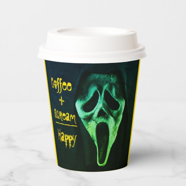 Coffee Cravings Fun Coffee Paper Cups (Front)