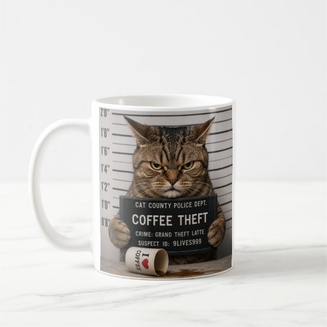 Coffee Crime Mug (Left)