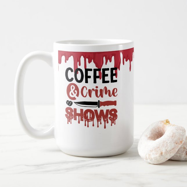 Coffee & Crime Show  Coffee Mug (With Donut)