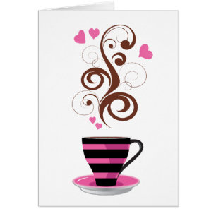 Coffee Cup, Arabica Coffee, Black Coffee, Hearts