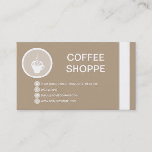 COFFEE CUP bubble Business Card