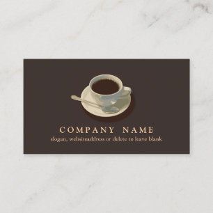 Coffee Cup Business Card