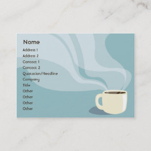 Coffee Cup - Chubby Business Card