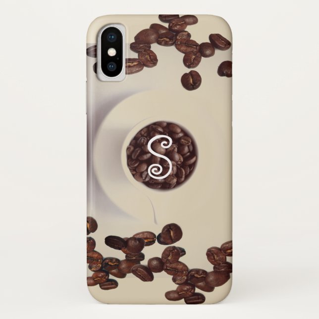 Coffee cup coffee bean  Case-Mate iPhone case (Back)