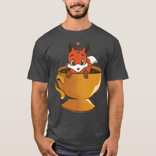 Coffee Cup Cute Fo Hot Espresso Coffee Lover Cappu T-Shirt