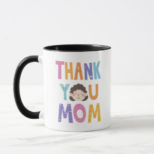 Coffee Cup Design "Thank You Mum" ​​Very Meaning