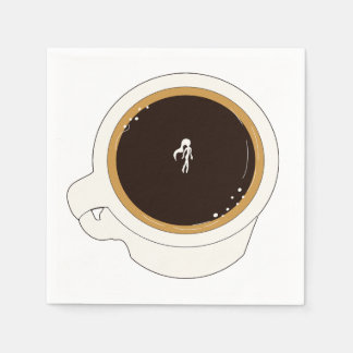 Coffee Cup Diver Napkin