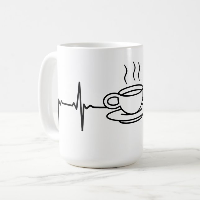 Coffee cup EKG (Front Left)
