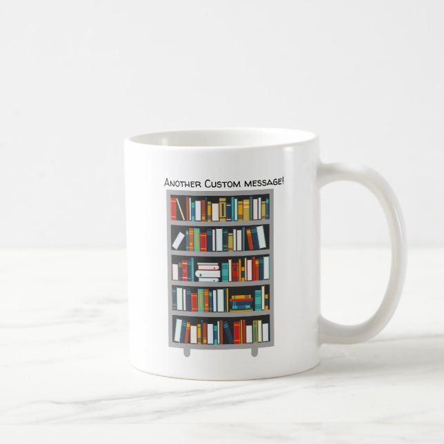 Coffee Cup for Readers, a Bookworm | (Right)