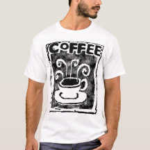 Coffee Cup for White Shirts