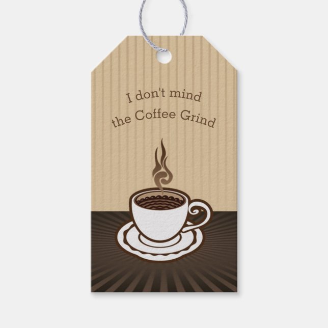 Coffee cup gift tags (Front)