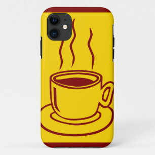 Coffee Cup Graphic Design iPhone 11 Case