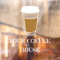 Coffee Cup Illustration Etch coffee business