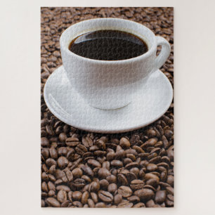 Coffee cup jigsaw puzzle
