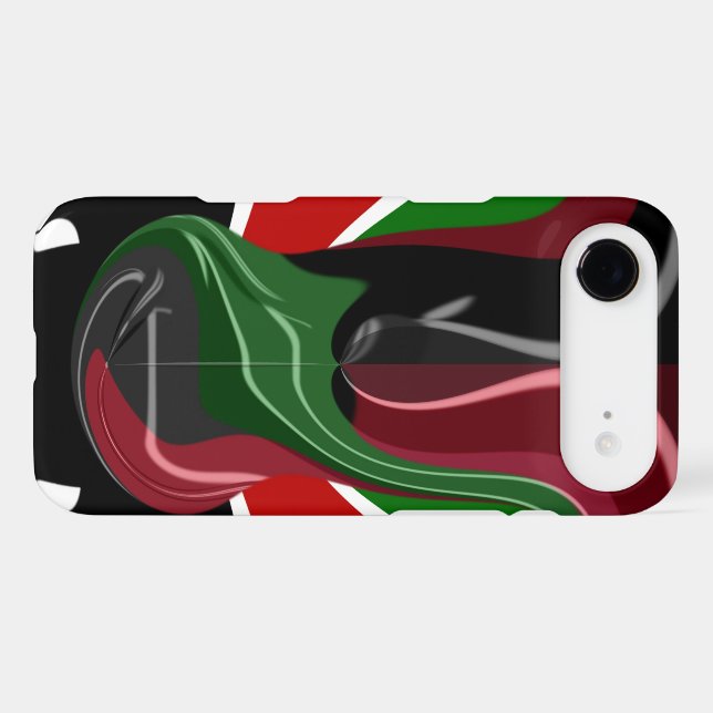 Coffee cup Kenya Flag Hakuna Matata (Back (Horizontal))