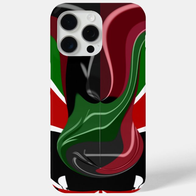 Coffee cup Kenya Flag Hakuna Matata Case-Mate iPhone Case (Back)